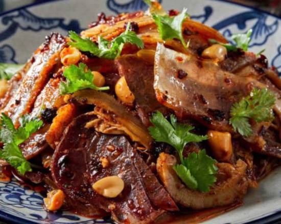 Sliced Beef And Ox tongue In Chilli Sauce 夫妻肺片🥜🌶️